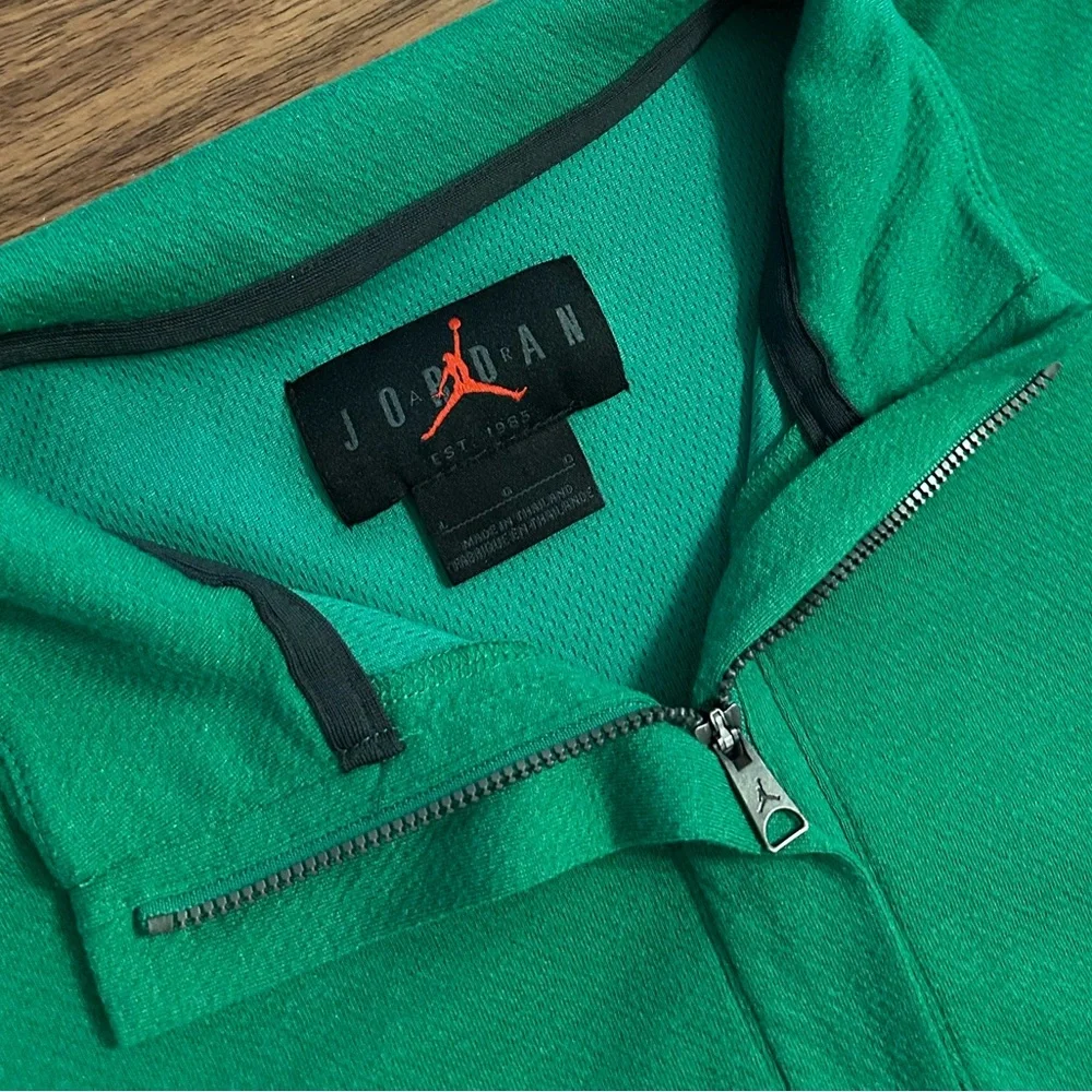 Jordan Green Long Sleeve Quarter-Zip Shirt